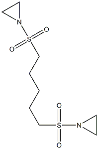 1,1'-(Pentamethylenebissulfonyl)bisaziridine Struktur