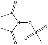 Methanesulfonic acid 2,5-dioxopyrrolidine-1-yl ester Struktur