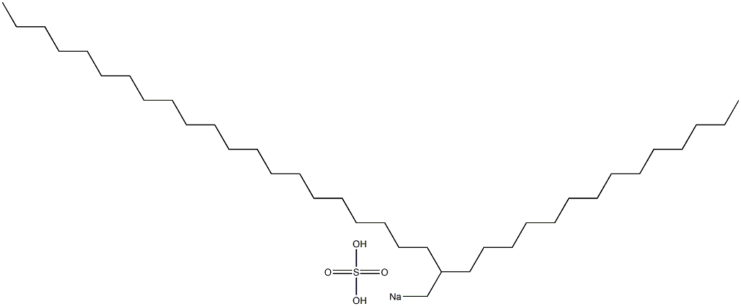 Sulfuric acid 2-tetradecyltricosyl=sodium salt Struktur