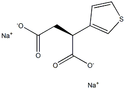 [S,(+)]-2-(3-Thienyl)succinic acid disodium salt Struktur