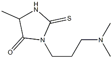 3-[3-(Dimethylamino)propyl]-5-methyl-2-thioxoimidazolidin-4-one Struktur