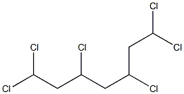 1,1,3,5,7,7-Hexachloroheptane Struktur