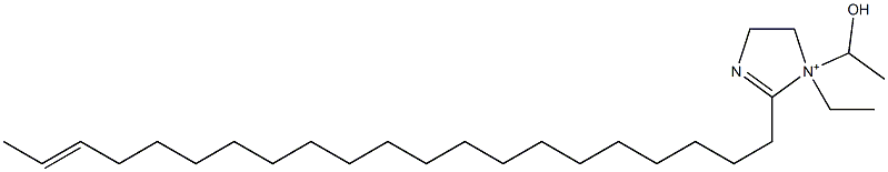 1-Ethyl-2-(19-henicosenyl)-1-(1-hydroxyethyl)-2-imidazoline-1-ium Struktur