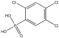 2,4,5-Trichlorophenylphosphonic acid Struktur