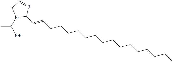 1-(1-Aminoethyl)-2-(1-heptadecenyl)-3-imidazoline Struktur