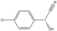 (R)-(4-Chlorophenyl)hydroxyacetonitrile Struktur