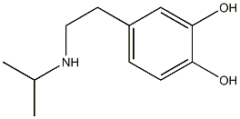 1-(3,4-Dihydroxyphenyl)-2-[(1-methylethyl)amino]ethane Struktur