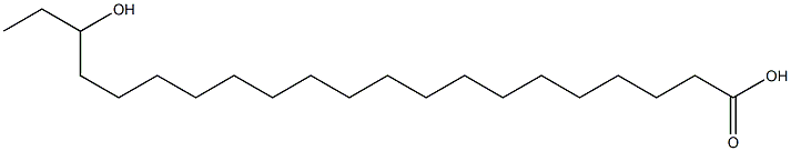 19-Hydroxyhenicosanoic acid Struktur