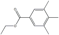 3,4,5-Trimethylbenzoic acid ethyl ester Struktur