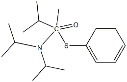 (2S,3R)-N,N-Diisopropyl-3-(phenylthio)-2-methyl(3-2H)butanamide Struktur