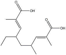 Dimethacrylic acid 1-ethyl-3-methyl-1,3-propanediyl ester Struktur