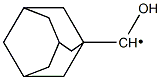 (Adamantan-1-yl)hydroxymethyl radical Struktur