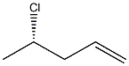 [S,(+)]-4-Chloro-1-pentene Struktur