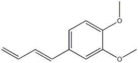 1,2-Dimethoxy-4-[(E)-1,3-butadienyl]benzene Struktur