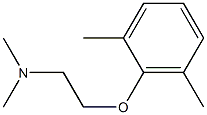 2-(2,6-Dimethylphenoxy)-N,N-dimethylethanamine Struktur