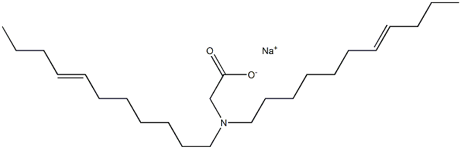 N,N-Di(7-undecenyl)aminoacetic acid sodium salt Struktur