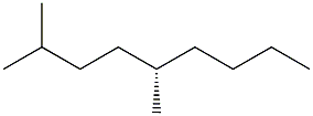 [S,(+)]-2,5-Dimethylnonane Struktur