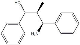 (1R,2S,3S)-3-Amino-2-methyl-1,3-diphenylpropan-1-ol Struktur