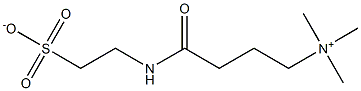 3-(2-Sulfonatoethylaminocarbonyl)-N,N,N-trimethylpropan-1-aminium Struktur