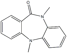 5,10-Dihydro-5,10-dimethyl-11H-dibenzo[b,e][1,4]diazepin-11-one Struktur