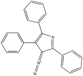 3-Diazo-2,4,5-triphenyl-3H-pyrrole Struktur