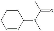 N-(2-Cyclohexenyl)-N-methylacetamide Struktur