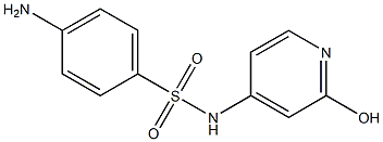 4-Amino-N-(6-hydroxy-4-pyridinyl)benzenesulfonamide Struktur