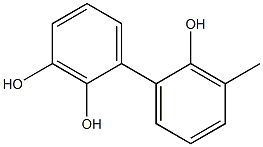 3'-Methyl-1,1'-biphenyl-2,2',3-triol Struktur