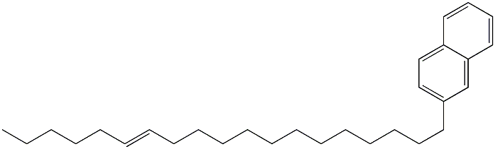 2-(13-Nonadecenyl)naphthalene Struktur