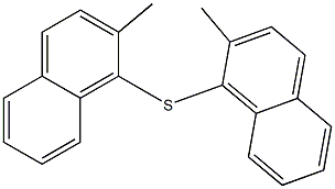 Methyl(1-naphthalenyl) sulfide Struktur