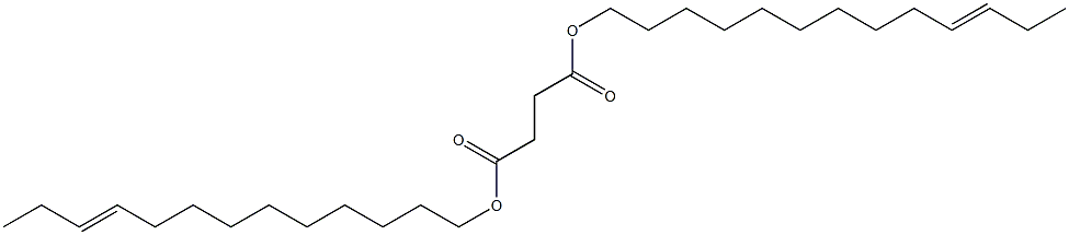 Succinic acid di(10-tridecenyl) ester Struktur