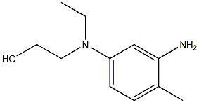 2-[Ethyl(3-amino-4-methylphenyl)amino]ethanol Struktur