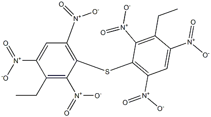 Ethyl(2,4,6-trinitrophenyl) sulfide Struktur