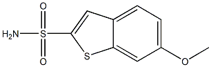 6-Methoxybenzo[b]thiophene-2-sulfonamide Struktur