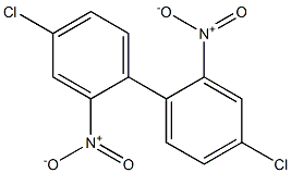 2,2'-Dinitro-4,4'-dichlorobiphenyl Struktur