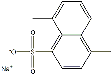 4,8-Dimethyl-1-naphthalenesulfonic acid sodium salt Struktur