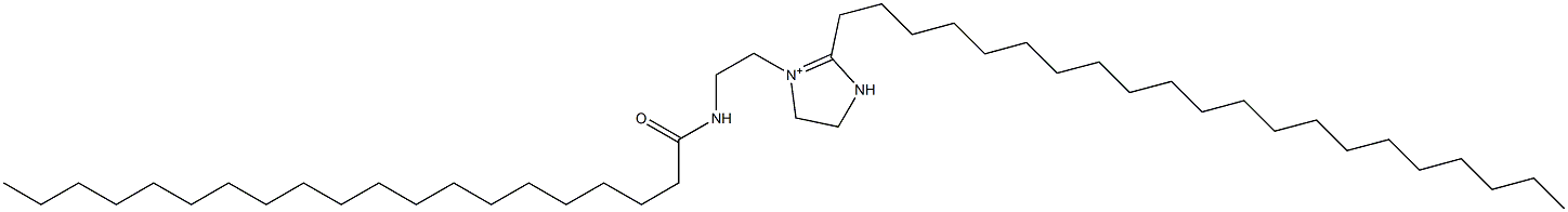 2-Henicosyl-1-[2-(icosanoylamino)ethyl]-1-imidazoline-1-ium Struktur