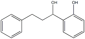 1-(2-Hydroxyphenyl)-3-phenylpropan-1-ol Struktur