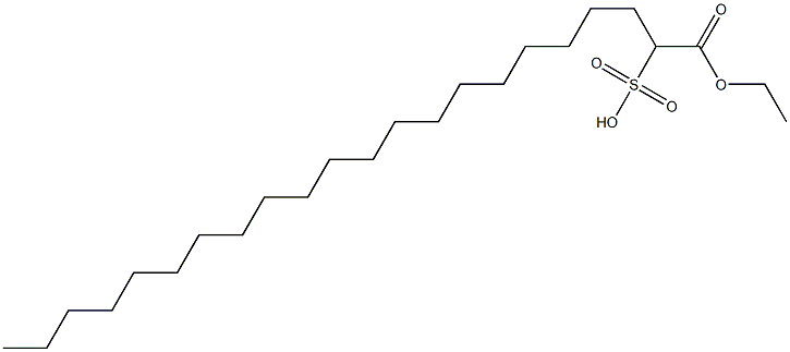 1-Ethoxycarbonyl-1-henicosanesulfonic acid Struktur