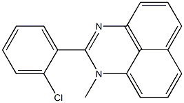 2-(2-Chlorophenyl)-1-methyl-1H-perimidine Struktur