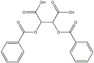 2-O,3-O-Dibenzoyltartaric acid Struktur