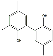 3,5,5'-Trimethyl-1,1'-biphenyl-2,2'-diol Struktur