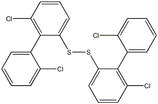 (2-Chlorophenyl)(3-chlorophenyl) persulfide Struktur