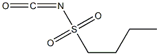 Butylsulfonyl isocyanate Struktur