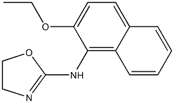 2-(2-Ethoxy-1-naphtylamino)-2-oxazoline Struktur