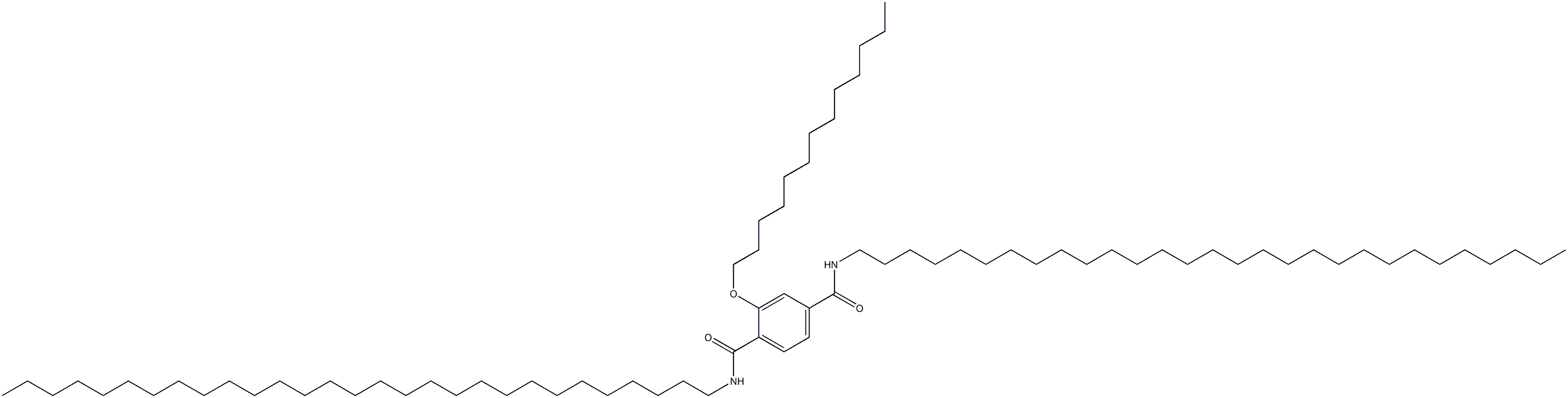 2-(Tridecyloxy)-N,N'-dinonacosylterephthalamide Struktur