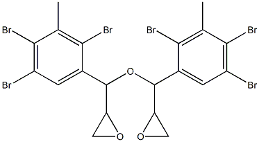 2,4,5-Tribromo-3-methylphenylglycidyl ether Struktur