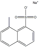 8-Methyl-1-naphthalenesulfonic acid sodium salt Struktur