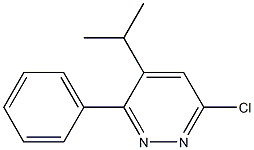 6-Chloro-3-phenyl-4-isopropylpyridazine Struktur