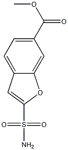 6-(Methoxycarbonyl)benzofuran-2-sulfonamide Struktur